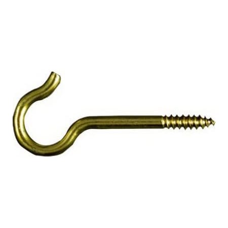 National Hardware 3PK 8 BRS Ceiling Hook N192-286